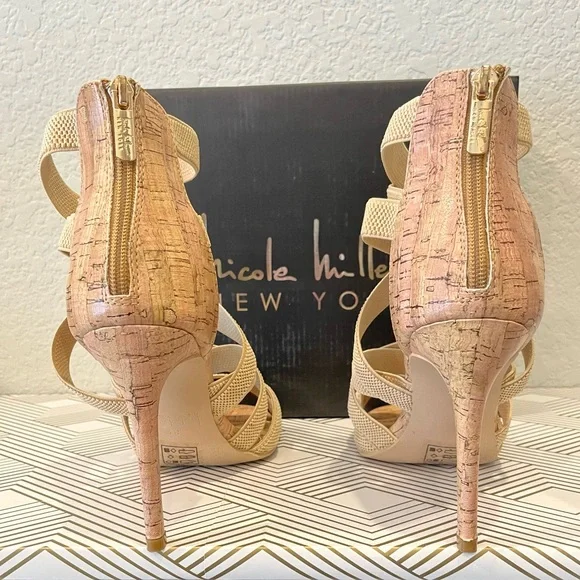 Nicole Miller Melie Strappy Heel size 8.5 - Picture 4 of 11